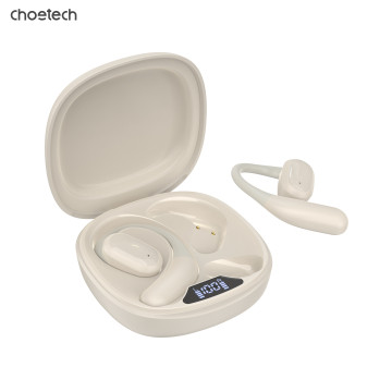 Choetech 6932112107305 BH-T25 OWS Painless new Concept Bluetooth V5.3 TWS Play time: 6 hours White - Image 1