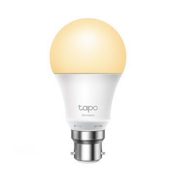 TP-LINK TAPO L510B Smart Light Bulb Bayonet Fitting Dimmable, No Hub Required, Voice Control, Schedule & Timer 2700K 8.7W 2.4 GHz 802.11b/g/n - Image 1