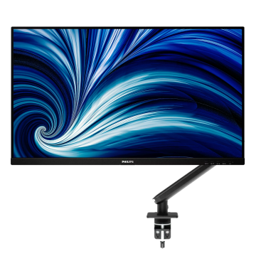 Philips 32B2N3500 Mount Up! Bundle. 32" QHD 100Hz Monitor and Ergonomic Arm - Image 1