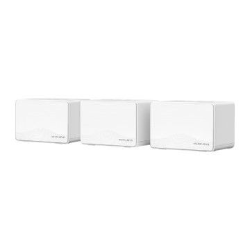TP-LINK HALO H25BE(3-PACK) Mercusys BE3600 Whole Home Mesh Wi-Fi 7 System, 650m², 688 Mbps at 2.4 GHz, 2880 Mbps at 5 GHz, MLO, 4096-QAM, OFDMA, EHT160 on 5 - Image 1