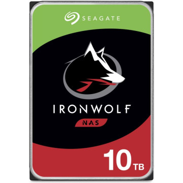 Seagate ST10000VN000 IRONWOLF NAS 10TB, 3.5" SATA HARD DRIVE, 3YR WTY - Image 1