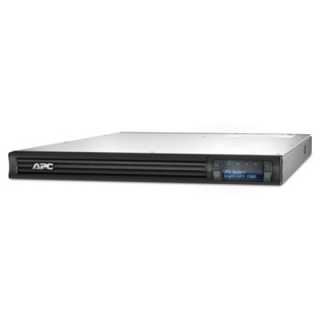 APC SMT1500RMI1U SMART UPS (SMT), 1500VA, IEC(4), USB, SERIAL, SMART SLOT, LCD, 1U RACK, 3YR WTY - Image 1