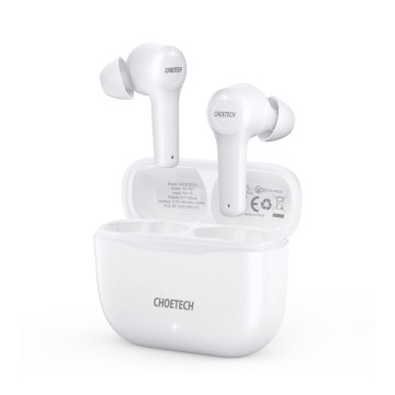 Choetech 6971824977844 BH-T01 True Wireless Earbuds Play time 4-5 hours White - Image 1