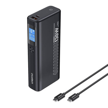 Choetech 6932112108937 B702 20000mAh PD130W Power Bank 2x USB-C USB-A TFT Display for Laptop & Phones - Image 1