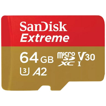 Sandisk SDSQXAF-064G 64GB Extreme Micro SD Card SDHC UHS-I 100MB/s Mobile Phone Memory Card - Image 1