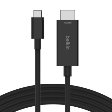 Belkin AVC012BT2MBK Connect USB-C™ to HDMI Cable (2M) - Black , 8K at 60Hz and 4K at 120Khz, Supports (HDR10+), Plug and Play, 2 Years Warranty - Image 1