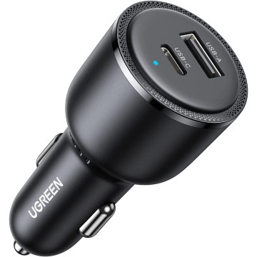 UGREEN 6957303896455 90645 63W USB C Car Charger - Image 1