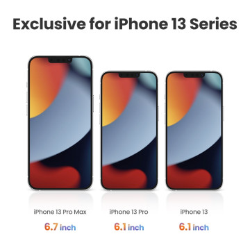 UGREEN 6957303889693 80969 Full Coverage HD Tempered Glass Screen Protector with Precise-Align Applicator for iPhone 13 Pro Max (2-Pack) - Image 1