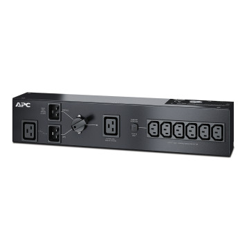 APC SBP3000RMI Service Bypass PDU, 2U, 3000VA Load Capacity, 230V/16A Input, 1x IEC C19 & 6x IEC C13 Outlets - Image 1