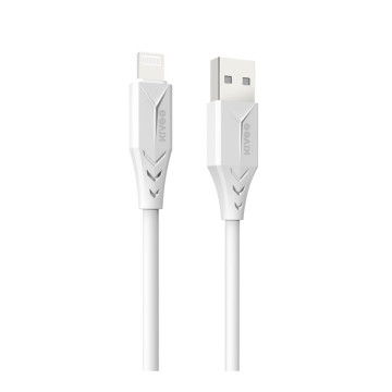 KIVEE 6941256108802 CT326 Lightning Charging Cable 1M White - Image 1