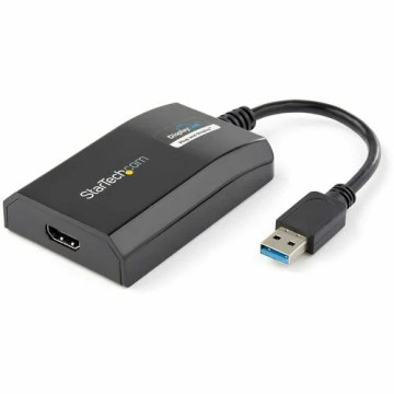 StarTech USB32HDPRO USB 3.0 to HDMI Adapter, DisplayLink Certified, 1920x1200, USB-A to HDMI Display Adapter, External Graphics Card for Mac/PC - USB 3.0 - 1 x HDMI, HDMI - Black - Image 1