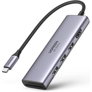 UGREEN 6957303863839 60383 Premium 6 in 1 USB C Hub - Image 1