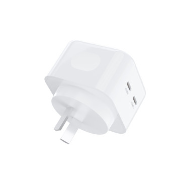 Choetech 6932112103086 Q5008 PD 35W Dual USB-C Charger - Image 1