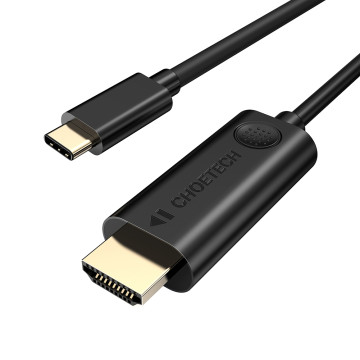 Choetech 6932112107053 XCH0030 USB-C to HDMI 4K@30Hz Cable for MacBook iPad Pro Black 3M - Image 1