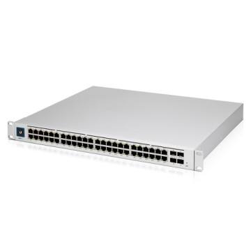Ubiquiti USW-PRO-48-POE UniFi SWITCH PRO 48 POE, 48 (40 PoE+; 8 PoE++), 4x 10G SFP+, 600W, LAYER3, RACK-M - Image 1
