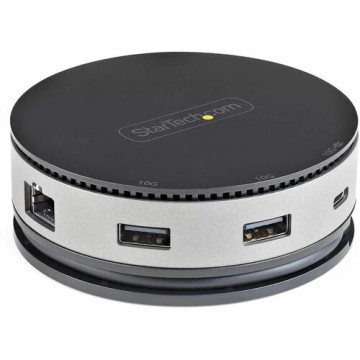StarTech DKT31CHDVCM USB C Multiport Adapter - USB Type-C 10Gbps Mini Dock 4K 60Hz HDMI/DisplayPort/1080p VGA - 75W PD Passthrough, USB Hub & GbE - 3 x USB Ports - USB Type-C - Network (RJ-45) - HDMI - VGA - DisplayPort - Thunderbolt - Wired - W - Image 1