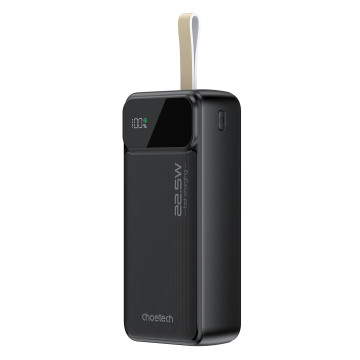 Choetech 6932112106858 B730 30000mAh Power Bank PD22.5W with Digital Display Black - Image 1