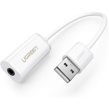 UGREEN 6957303837120 30712 USB 2.0 to 3.5mm AUX Sound Card TRRS - Image 1