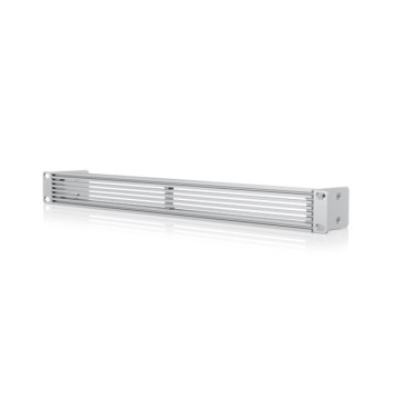 Ubiquiti UACC-RACK-PANEL-VENTED-1U 1U Rack Mount Vented OCD Panel, Silver Vented Blank Panel, Compatible with the Toolless Mini Rack - Image 1