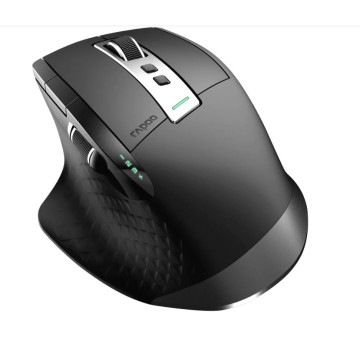 Rapoo MT750PLUS Multi-Mode Wireless Ergonomic Mouse - 800-4000 DPI Sensor Bluetooth 5.0 and 2.4 GHz - Image 1