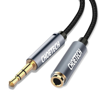 Choetech 6971824973990 AUX001 3.5mm Audio Extension Cable 2M Male to Female Stereo AUX - Image 1