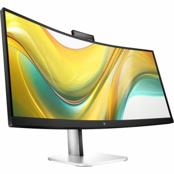 HP 9E0Z2UT 534pm 34" Class Webcam UW-QHD LCD Monitor - 21:9 - Jet Black - 34" Viewable - 3440 x 1440 - 400 cd/m² - 100 Hz Refresh Rate - Speakers - DisplayPort - KVM Switch - Image 1