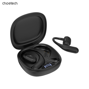 Choetech 6932112107213 BH-T25 OWS Painless new Concept Bluetooth V5.3 TWS Play time: 6 hours - Black - Image 1