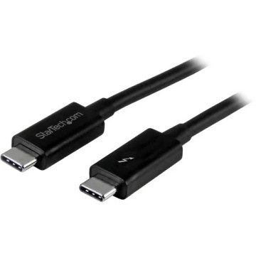 StarTech TBLT3MM1M 1m (3.3ft) Thunderbolt 3 Cable, 20Gbps, 100W PD, 4K Video, Thunderbolt-Certified, Compatible w/ TB4/USB 3.2/DisplayPort - 1m (3.3ft) Passive Thunderbolt 3 cable - Delivers consistent 20 Gbps performance - Compatible with TB4,  - Image 1