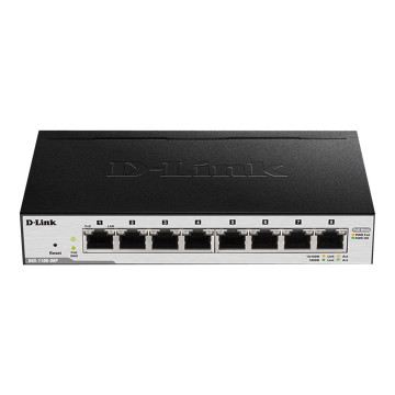 D-Link DGS-1100-08PV2 8-PORT GIGABIT SMART MANAGED SWITCH WITH 8 POE+ PORTS (64W) - Image 1