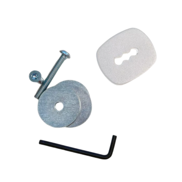 Atdec AWM-FB-S AWM Bolt Through Desk Fixing - Silver - Image 1