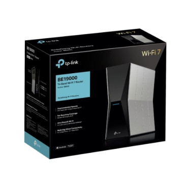 TP-LINK ARCHER BE805 BE19000 Tri-Band Wi-Fi 7 Router (WIFI7) 1376 Mbps at 2.4 GHz + 5760 Mbps at 5 GHz + 11520 Mbps at 6 GHz, 8× Internal Antennas - Image 1