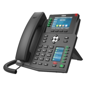 Fanvil X5U High End Enterprise IP Phone - 3.5' Colour Screen, 16 Lines, 40 x DSS Buttons, Dual Gigabit NIC,Bluetooth, *SBC Ready, 2 Years Warranty - Image 1