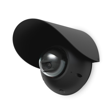 Ubiquiti UACC-G6-DOME-WS-B G6 Dome Camera Weather Shield, Black, G6 Dome Camera Accessory, Optimal Image Quality, Protection Elements, Installed Outdoors, Wall, Pole. - Image 1