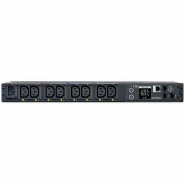 CyberPower PDU41004 SWITCHED EPDU 1RU HORIZONTAL 12AMP INPUT - SNMP NETWORK CONNECTION - 8X IEC-320 C13 OUT -IEC-320 C14 IN - 2 YRS ADV. REPLACEMENT WTY - Image 1