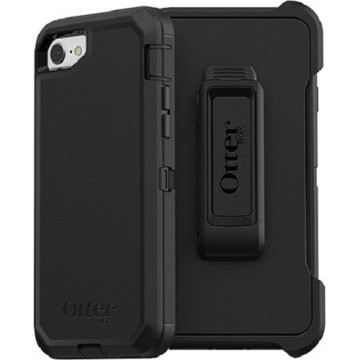 Otterbox 77-56603 Defender Apple iPhone SE (3rd & 2nd Gen) and iPhone 8/7 Case Black-, DROP+ 4X Military Standard, Included Holster, 7 Years Warranty - Image 1