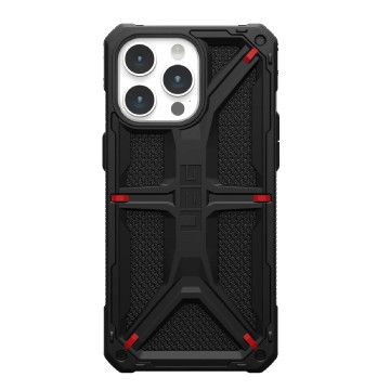UAG 114298113940 Monarch Kevlar Apple iPhone 15 Pro Max (6.7') Rugged Case - Kevlar Black, 20ft. Drop Protection (6M), 10 Years Warranty - Image 1