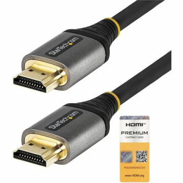 StarTech HDMMV5M 16ft (5m) Premium Certified HDMI 2.0 Cable, High Speed Ultra HD 4K 60Hz HDMI Cable w/ Ethernet, HDR10, UHD HDMI Monitor Cord - Cable for Audio/Video Device, Monitor, Display Screen, Computer, Notebook, Desktop Computer, PC, Work - Image 1