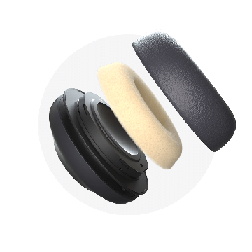 Yealink YHA-LEC-UH37-1 *LAST STOCK YHA LEC UH37 1 Replacement Ear Cushion for the UH37 Headset - 1 pair - Image 1