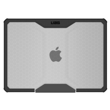 UAG 134007114340 Plyo Apple MacBook Air (13') (M5/M4/M3/M2) Case - Ice/Black , Tactile Grip Frame. DROP+ Military Standard, 1 Year Warranty - Image 1