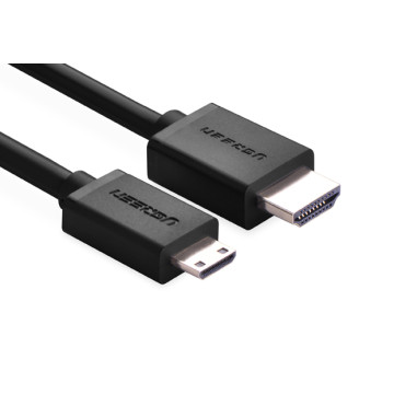 UGREEN 6957303811953 10195 Mini HDMI Male to HDMI Male cable 1M - Image 1