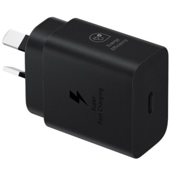 Samsung EP-T2510NBEGAU 25W GaN USB-C Fast Wall Charger - Black, 1x USB-C, Supports up to 25W, Compact & Travel-Ready, 1 Year Warranty