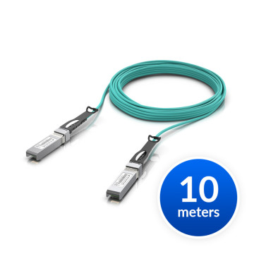 Ubiquiti UACC-AOC-SFP10-10M 10 Gbps Long-Range DAC, 10m Length, Long-range SFP+ Direct Attach Cable w 10 Gbps Maximum Throughput Rate - Image 1
