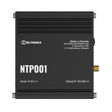 Teltonika NTP001000000 NTP001, Accurate & low-cost NTP server, Network Time Synchronization, GNSS capabilities, UTC-traceable time, Plug-and-play functionality - Image 1