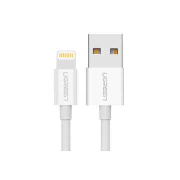 UGREEN 6957303827305 20730 USB lighting cable with ABS case 2M white - Image 1