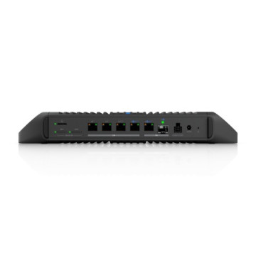 Ubiquiti UCG-INDUSTRIAL Cloud Gateway Industrial,Ruggedized, Fanless 10 GbE UniFi Cloud Gateway Delivering 350W, High-Density PoE, Advanced Routing, MicroSD Storage. - Image 1