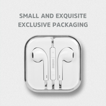 KIVEE 6971239579138 MT12 earphone 3.5mm 1.2M White - Image 1