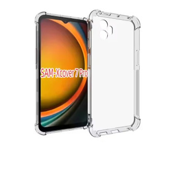 USP CASECJCXCOVER7P Samsung Galaxy Xcover7 Pro (6.6') Jelly Clear Case - Shockproof, DropProof, Tough Gel, Flexibilty, Extra Grip, 5 Years Warranty - Image 1