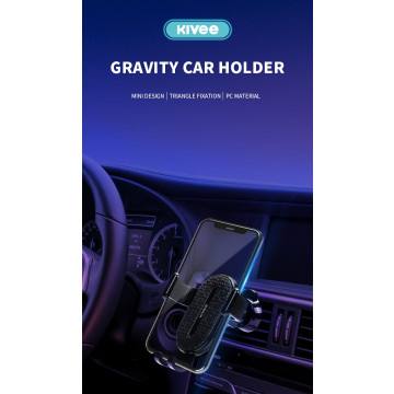 KIVEE 6941256100387 UC08 Gravity Phone holder for Car / Van - Black - Image 1