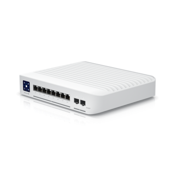 Ubiquiti USW-ENTERPRISE-8-POE Switch Enterprise 8-port PoE+ 8x2.5GbE, Ideal For Wi-Fi 6 AP, 2x 10g SFP+ Ports For Uplinks, Managed Layer 3 Switch, - Image 1