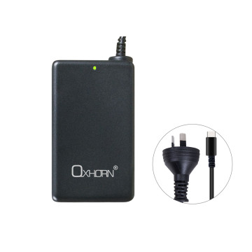 Just You PC NB-PD65B Oxhorn 65W AC Power Adapter USB-C Charger Power Delivery for Lenovo HP Dell Asus USB-C Laptop Tablet Mobile Built-in Power Supply Protection 2M Cable - Image 1